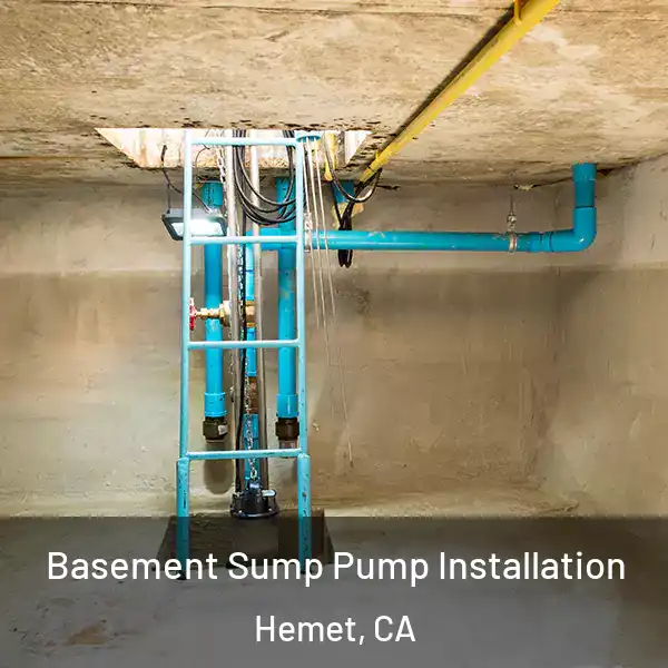  Basement Sump Pump Installation Hemet, CA