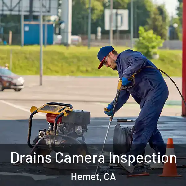  Drains Camera Inspection Hemet, CA