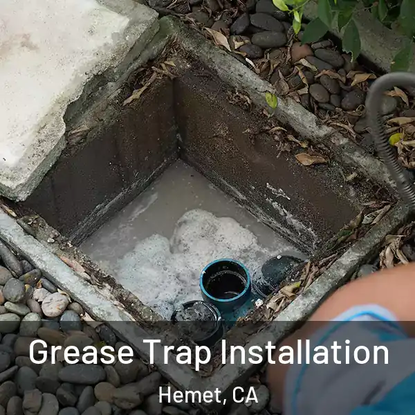  Grease Trap Installation Hemet, CA
