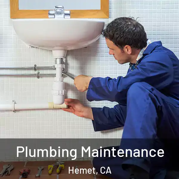  Plumbing Maintenance Hemet, CA